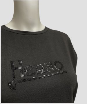 画像3: HERNO キラキラTシャツ　ブラック